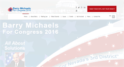 Desktop Screenshot of michaelsforcongress.com